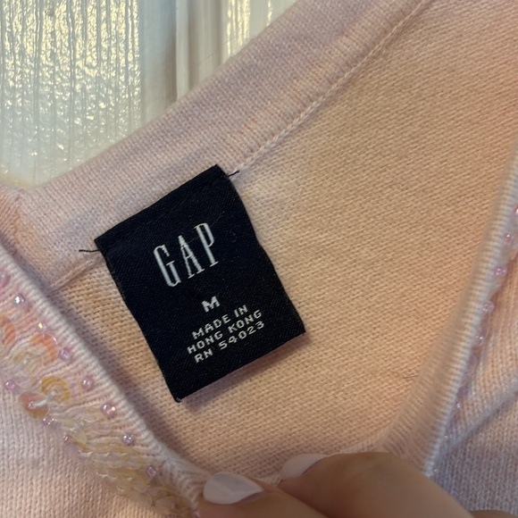 Pink Gap V-Neck Sweater - Picture 3 of 7